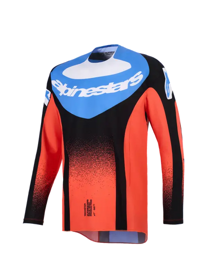 Alpinestars Techstar Knif MX Jersey – Oranje / Zwart / Blauw