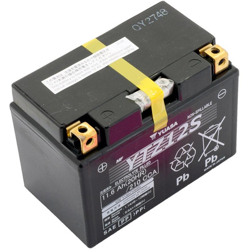 Yuasa YTZ12S Werksaktivierte AGM Motorradbatterie für Motorräder - MxProStoreParts