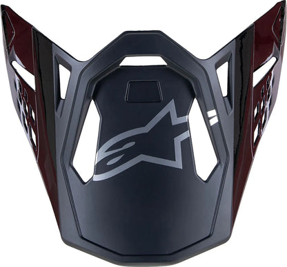 Alpinestars S-M10 Fame helmklep – Zwart carbon