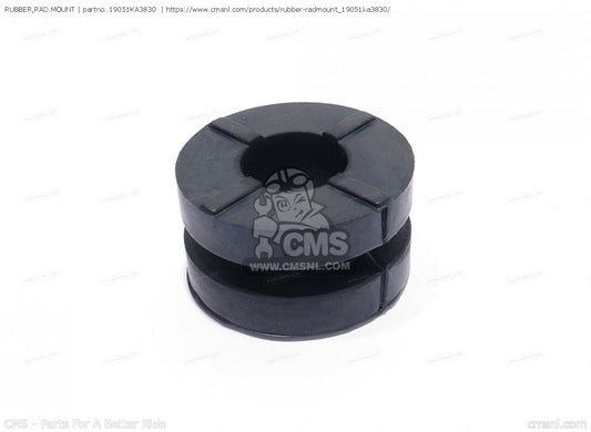 Honda OEM RUBBER,RAD.MOUNT 19051-KA3-830
