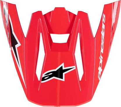 Alpinestars S-M5 Corp helmklep – Helderrood glanzend