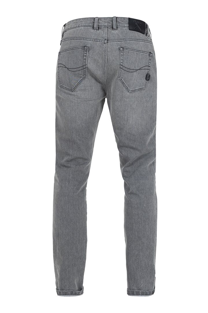 JOHN DOE Pioneer Mono herenmotorbroek lichtgrijs – maat 33/34