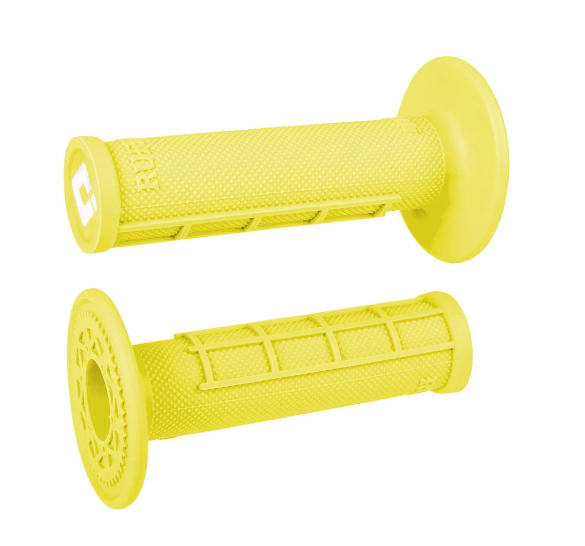 ODI Glue-On Grip Half-Waffle MX Single-Ply (Ruffian) FLO-Yellow