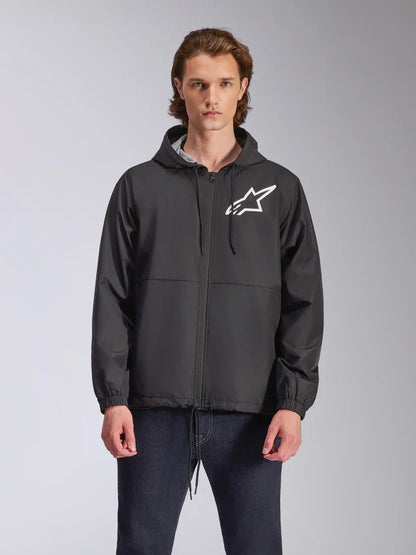 Alpinestars Jacket Speeder Chromium Windbreaker Black/White