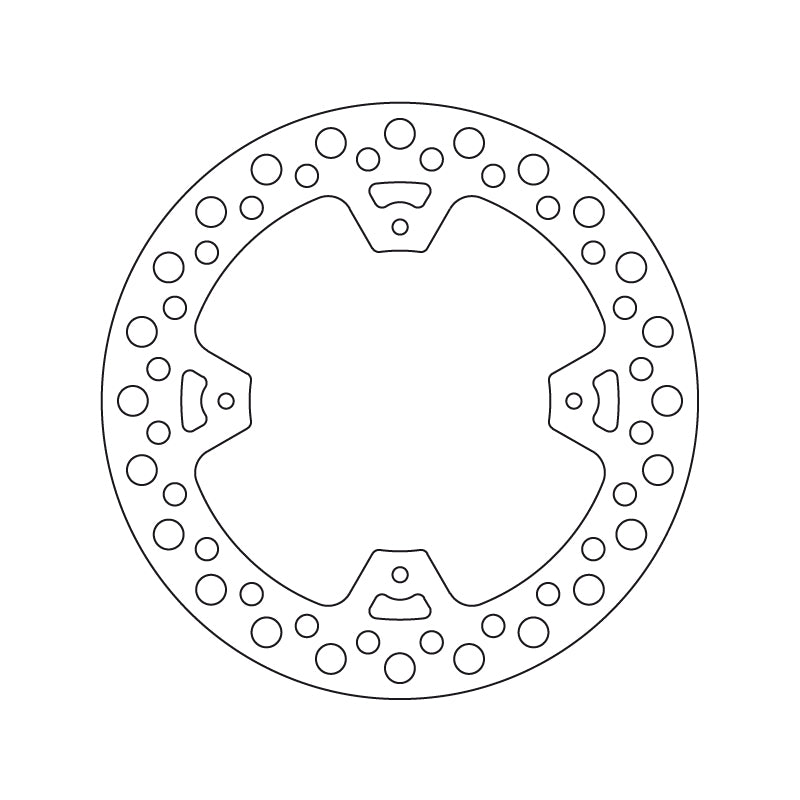 Technische illustratie: Brembo Serie Oro brakedisc – 68B40786; uitvoering volgens artikelgegevens