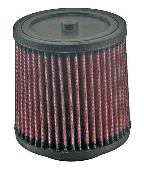 K&N air filter, RINCON 680 – cylindrical pleated red media with black end caps