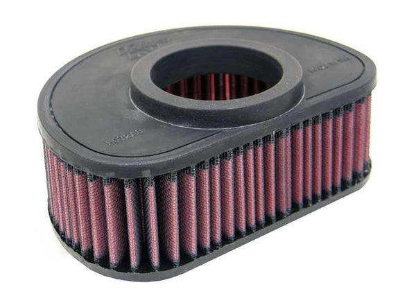 K&N air filter VN1600 03- for motorcycle, red pleated media, black housing