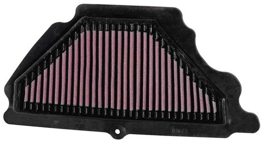 K&N air filter for ZX6R 07- motorcycle, pink pleated element