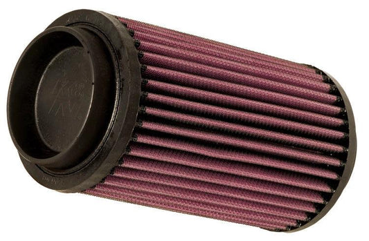 K&N air filter for Polaris Sportsman 500, cylindrical with pink pleated media