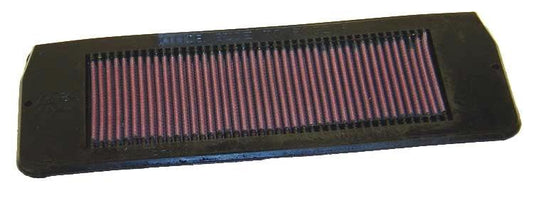 K&N air filter for Triumph Daytona 900, black housing with purple pleated media