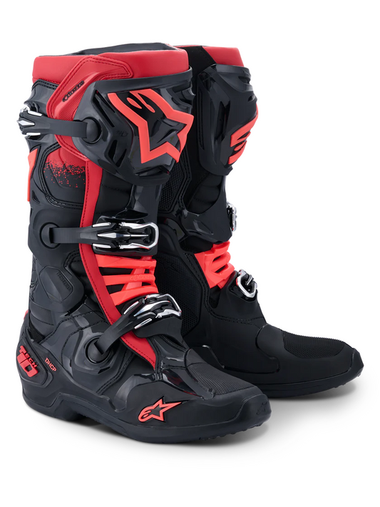 Alpinestars Tech 10 MX Laarzen Zwart/Rood ( 2026 collectie )