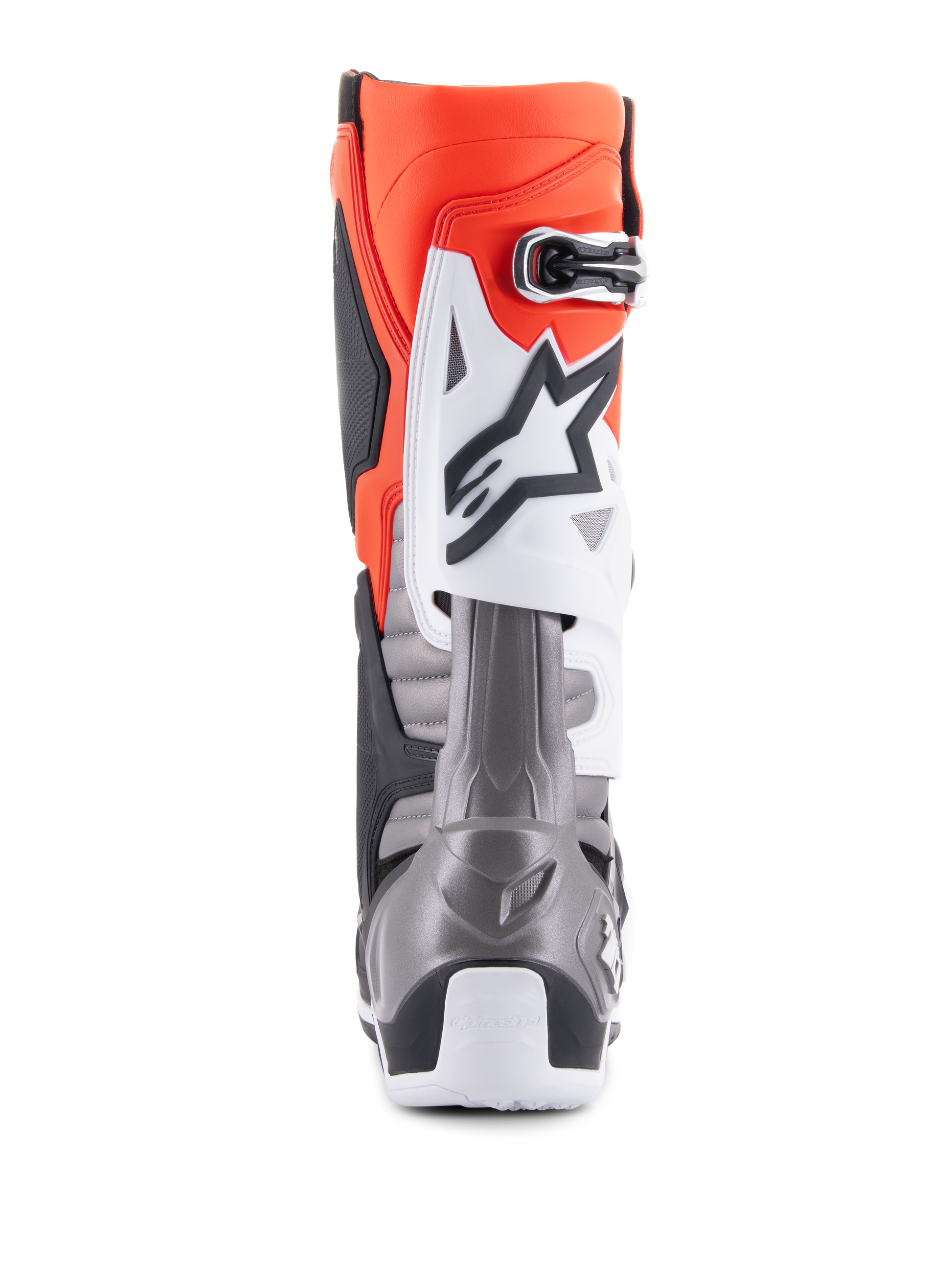 Alpinestars Tech 10 Laarzen Zwart Rood Fluo Oranje Fluo Wit