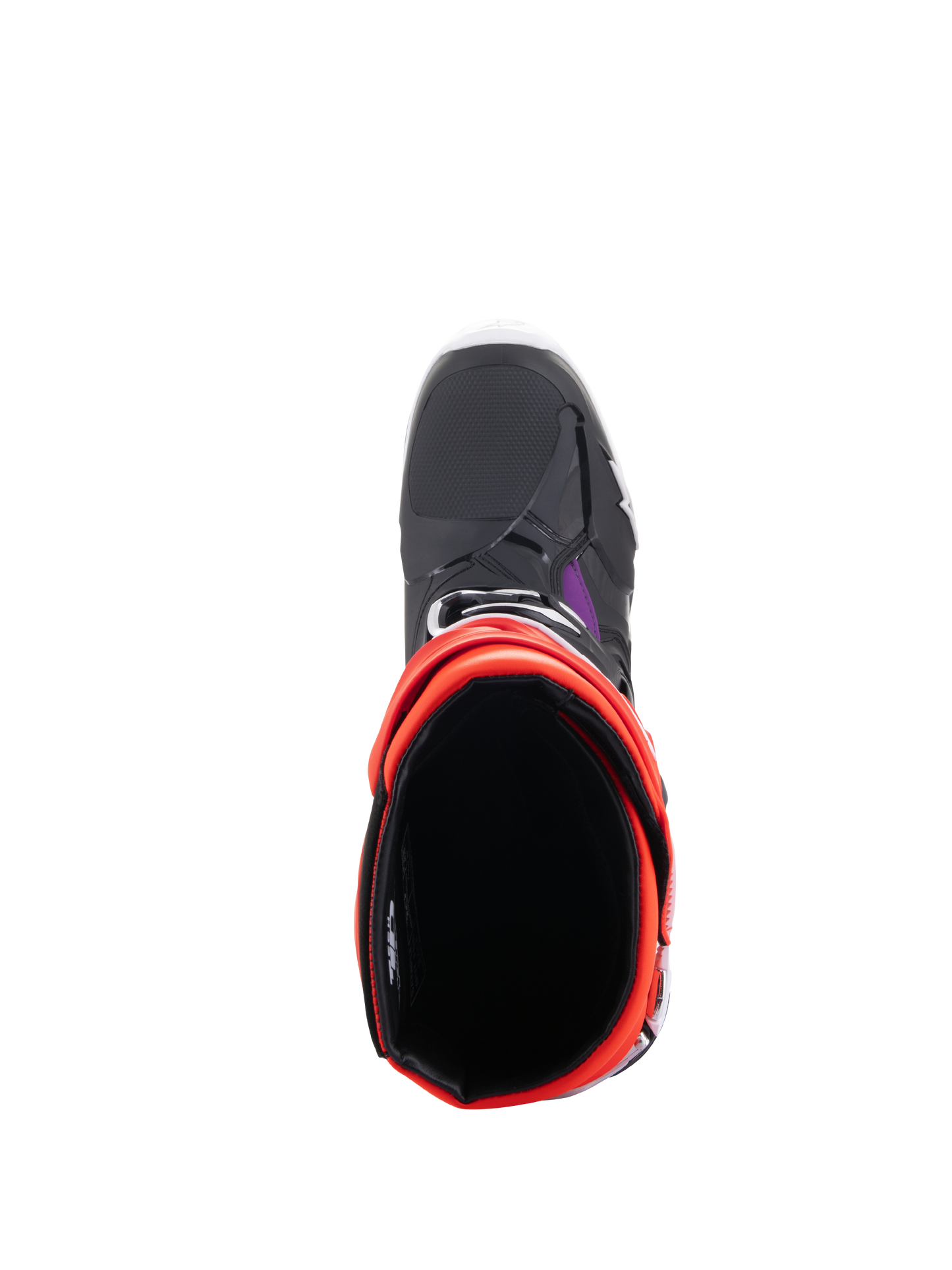 Alpinestars Tech 10 Laarzen Zwart Rood Fluo Oranje Fluo Wit