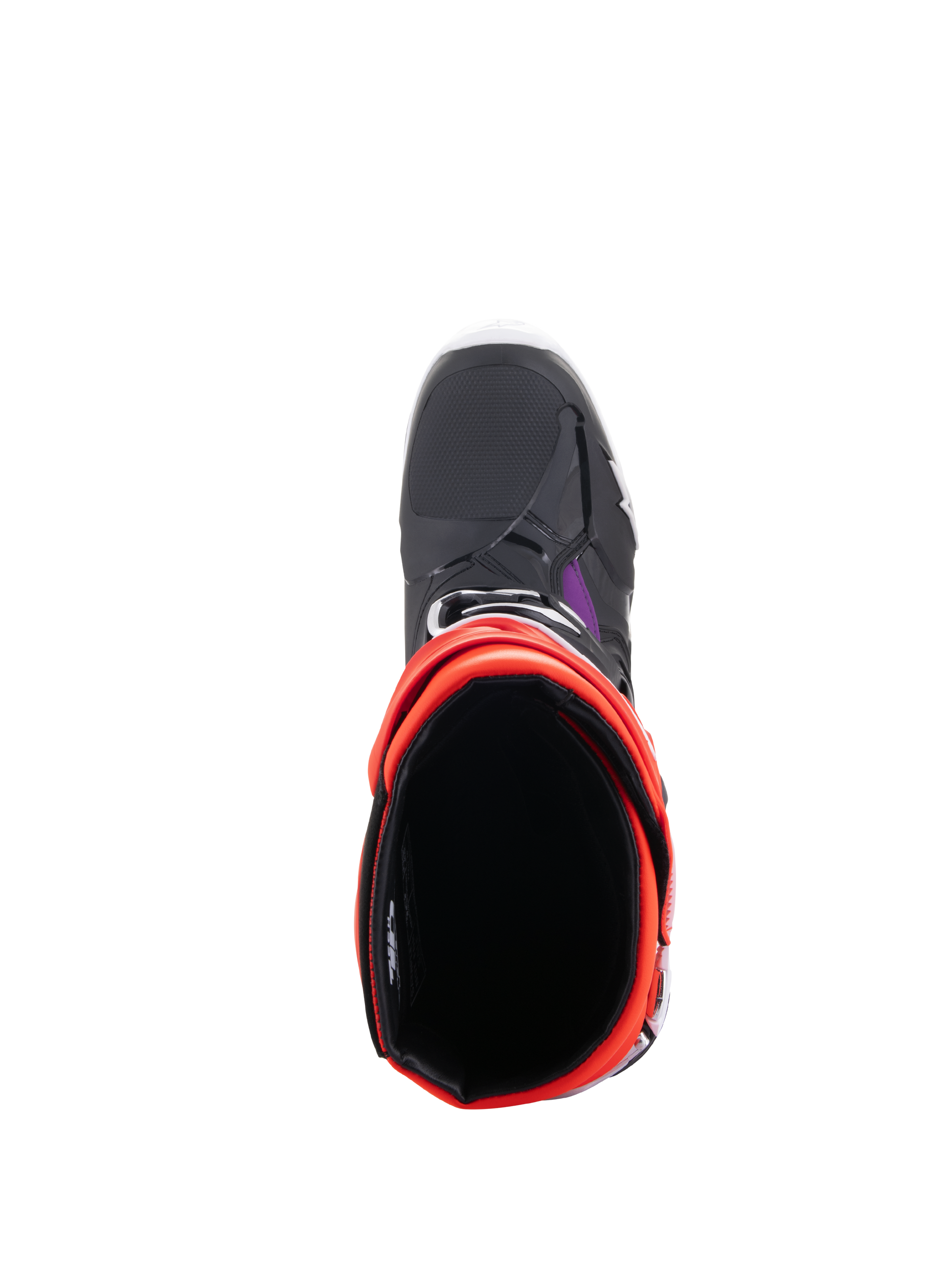 Alpinestars Tech 10 Laarzen Zwart Rood Fluo Oranje Fluo Wit
