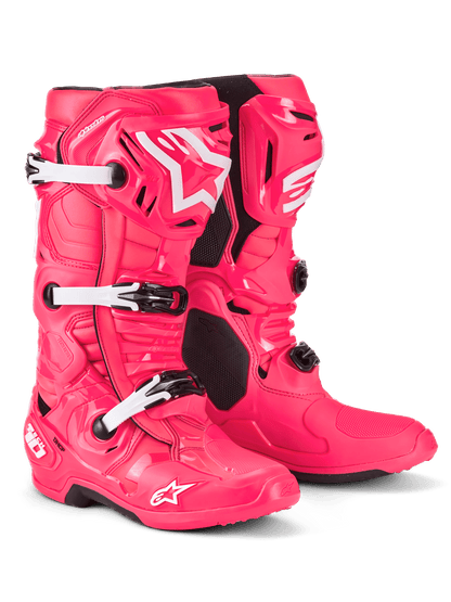 Alpinestars Tech 10 Motorcrosslaarzen Off‑Road Diva Roze Wit - MxProStoreParts