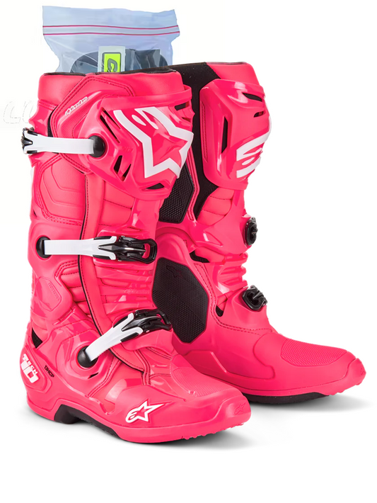 Alpinestars Tech 10 MX Laarzen Diva Roze/Wit ( 2025 collectie )