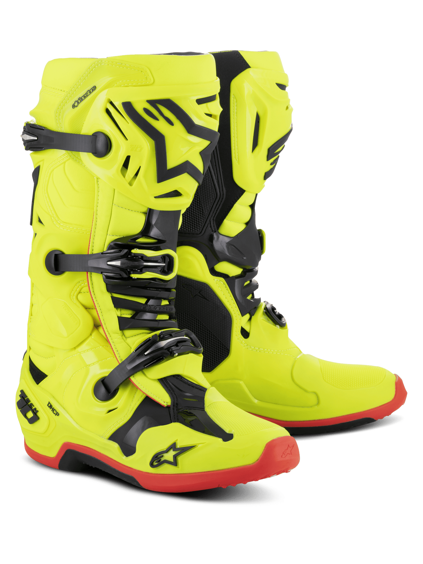 Alpinestars Tech 10 Motocrossstiefel Leuchtgelb, - MxProStoreParts