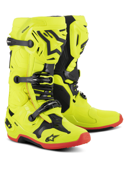 Alpinestars Tech 10 Motocrossstiefel Leuchtgelb, - MxProStoreParts