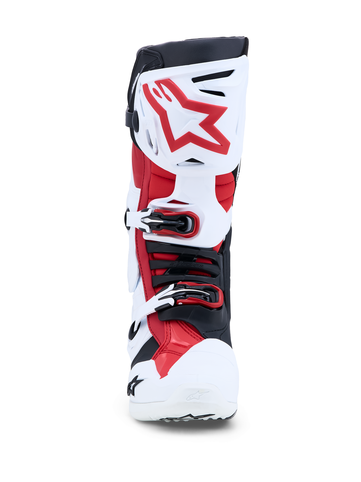Alpinestars Tech 10 Laarzen Wit Zwart Helder Rood