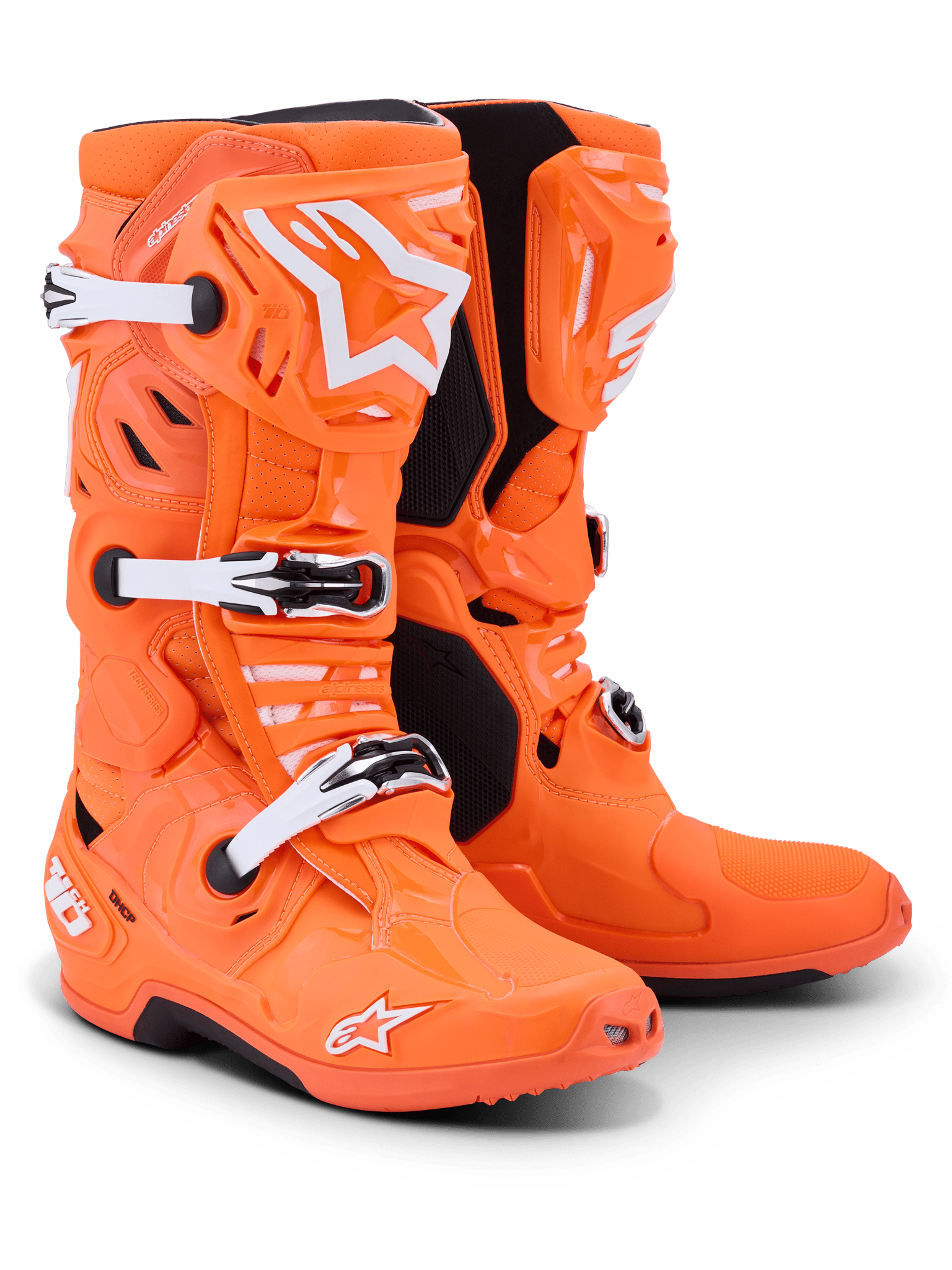 Alpinestars Tech 10 Supervented Motocross Boots Orange Fluo - MxProStoreParts