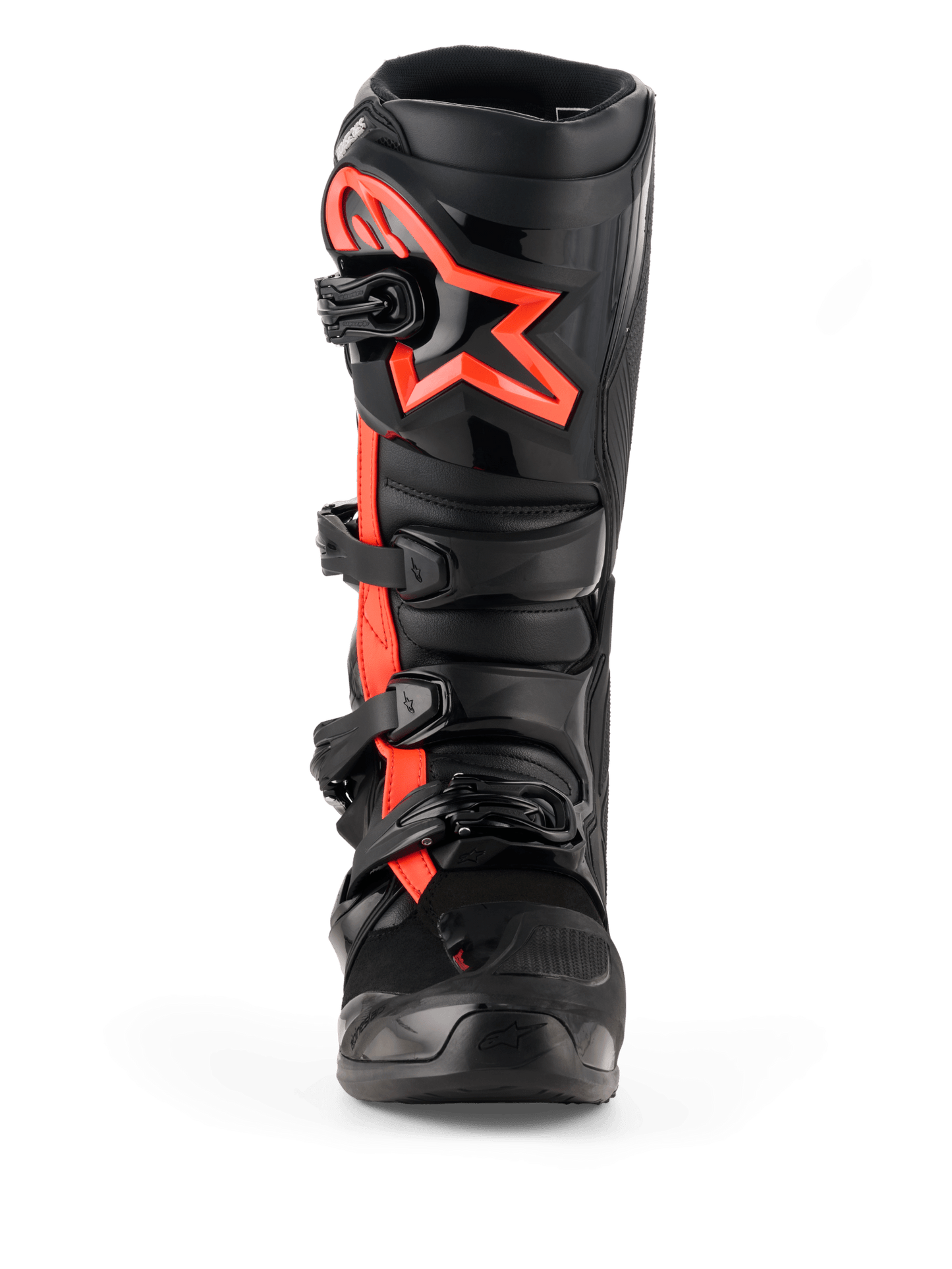 Alpinestars Tech 7 Stiefel Schwarz Rot Fluo - MxProStoreParts