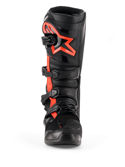 Alpinestars Tech 7 Stiefel Schwarz Rot Fluo - MxProStoreParts