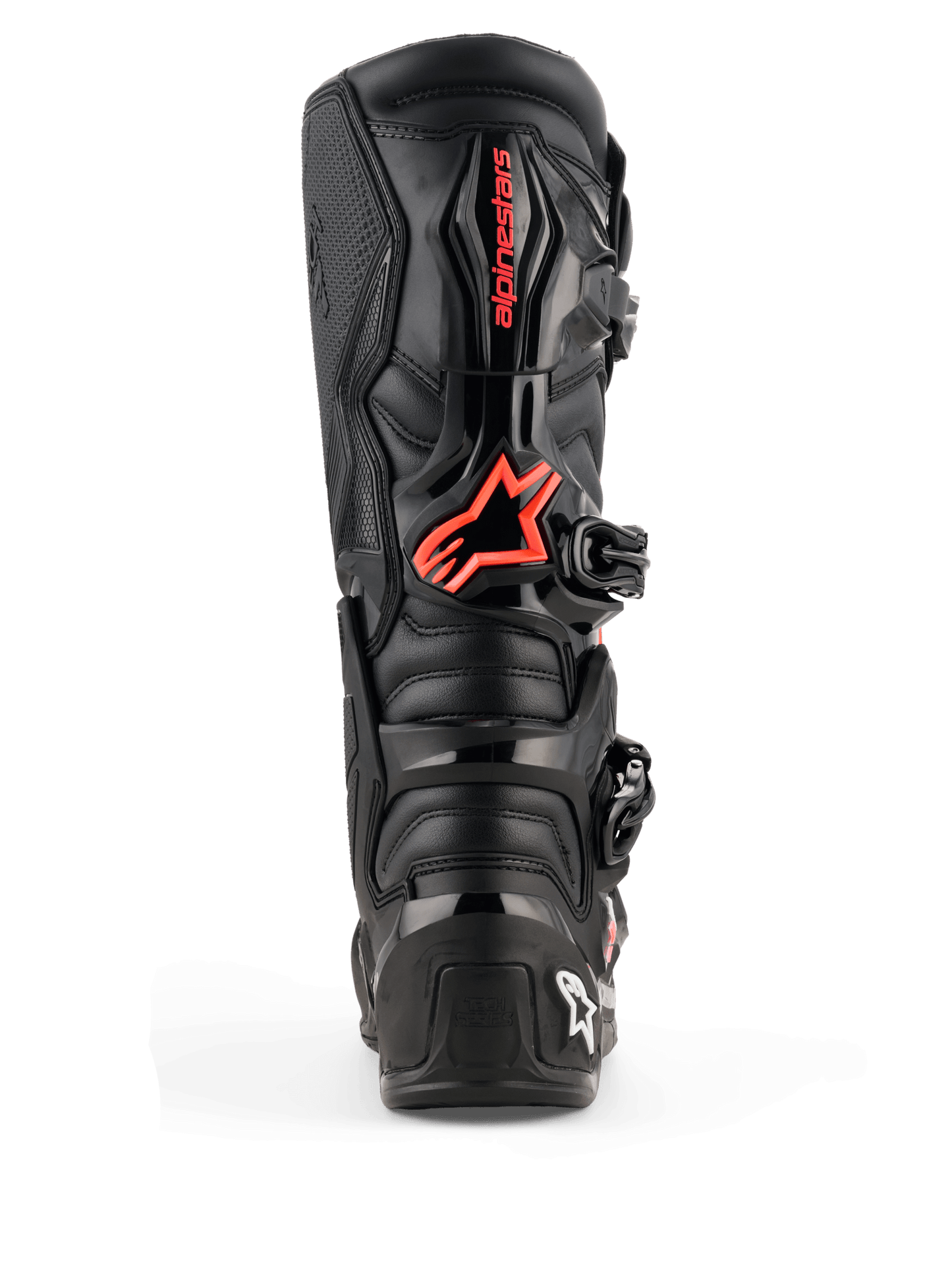 Alpinestars Tech 7 Stiefel Schwarz Rot Fluo - MxProStoreParts