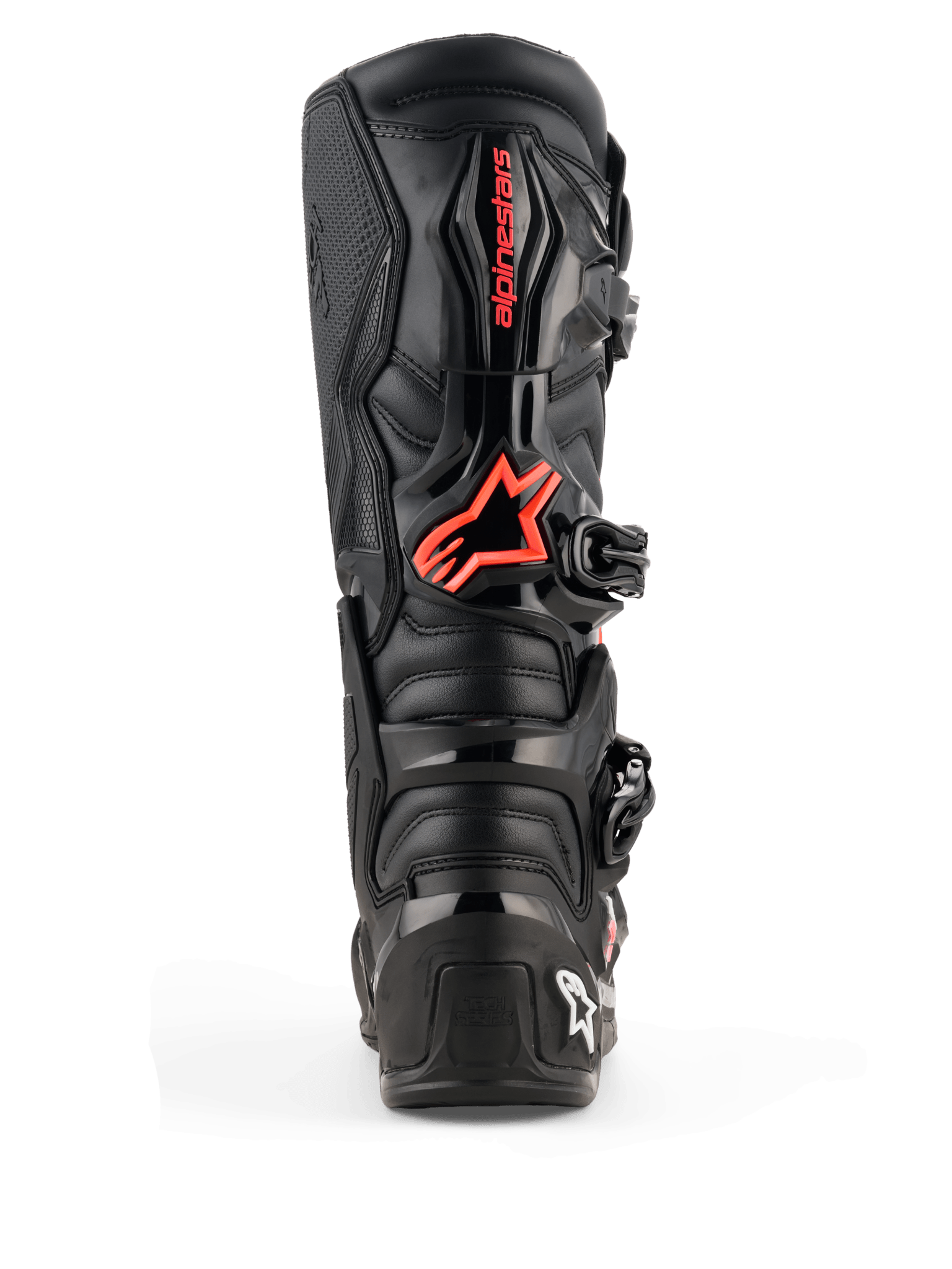 Alpinestars Tech 7 Stiefel Schwarz Rot Fluo - MxProStoreParts