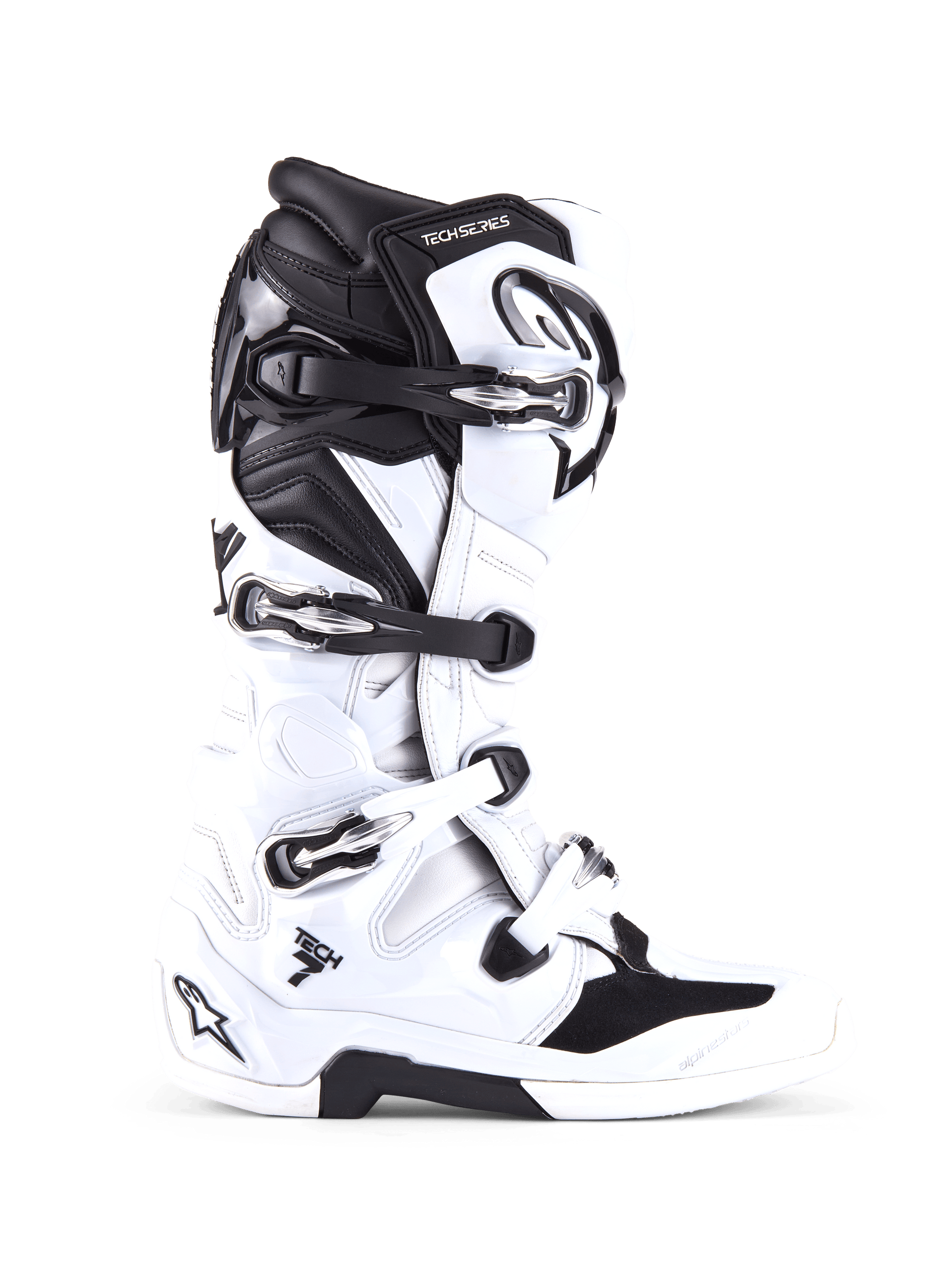 Alpinestars Tech 7 Motorcrosslaarzen Enduro Wit Zwart