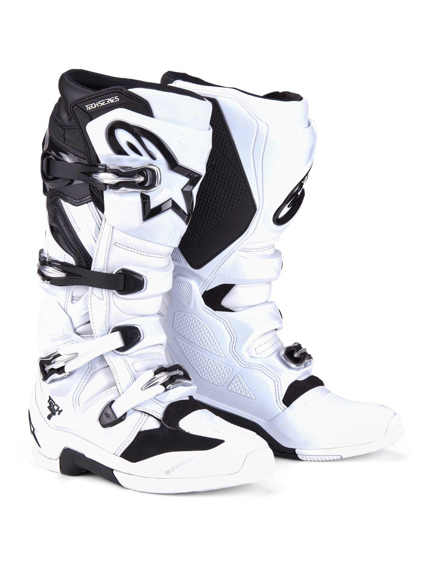 Alpinestars Tech 7 Motorcrosslaarzen Enduro Wit Zwart