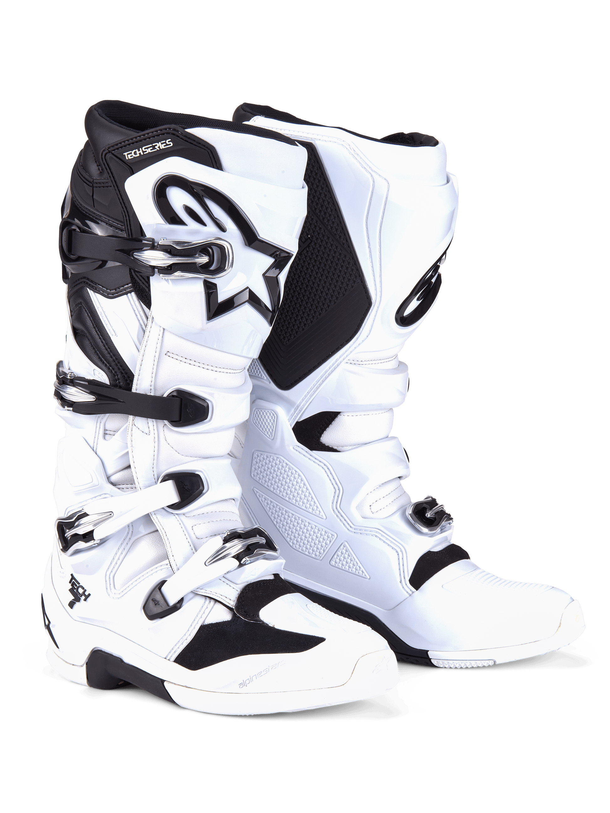 Alpinestars Tech 7 Motorcrosslaarzen Enduro Wit Zwart