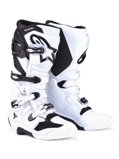 Alpinestars Tech 7 Motorcrosslaarzen Enduro Wit Zwart