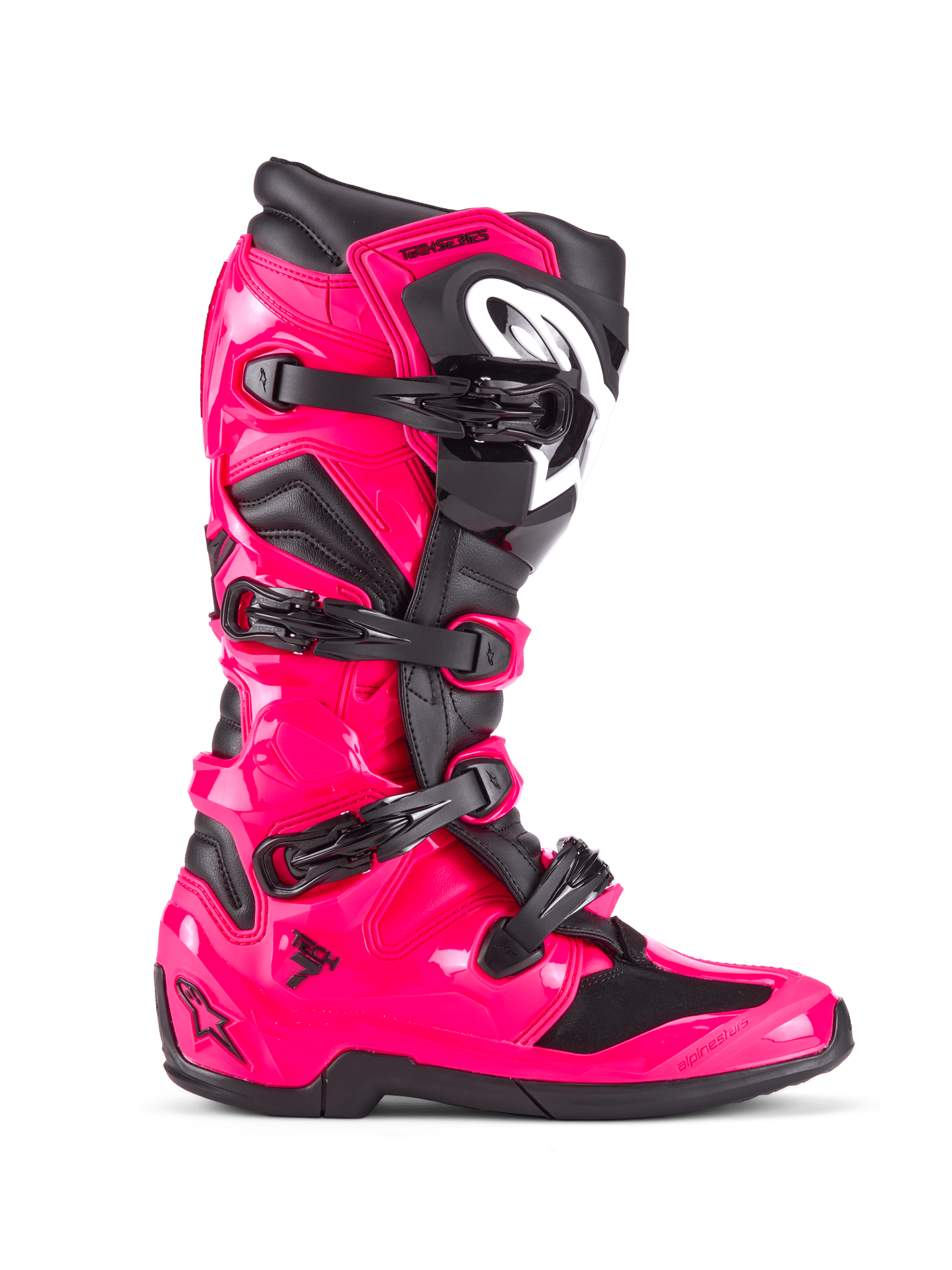 Alpinestars Tech 7 Stiefel Diva Rosa Schwarz - MxProStoreParts