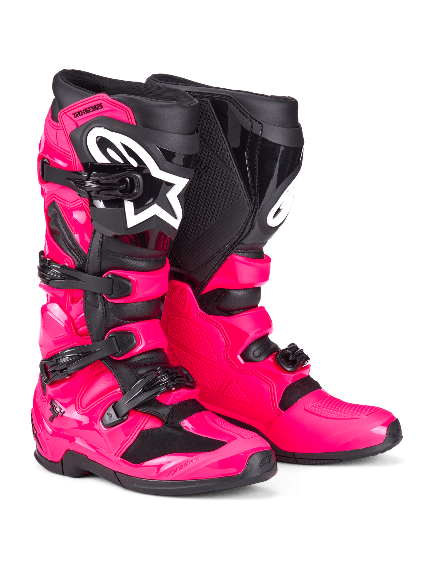 Alpinestars Tech 7 Stiefel Diva Rosa Schwarz - MxProStoreParts