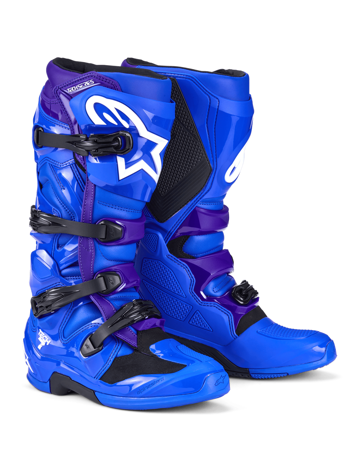Alpinestars Tech 7 Stiefel Blau TPU-Schutz Off-Road - MxProStoreParts