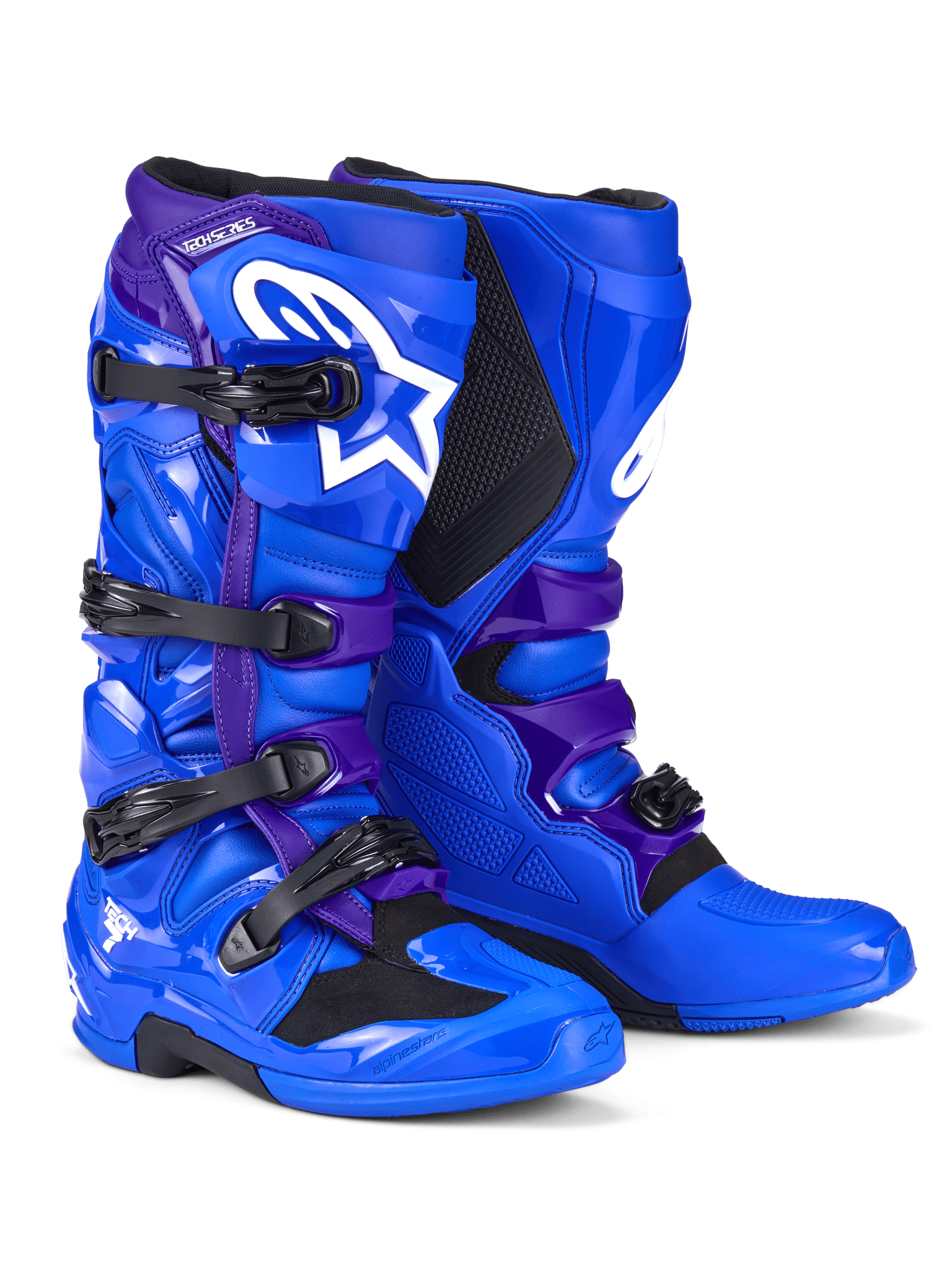 Alpinestars Tech 7 Stiefel Blau TPU-Schutz Off-Road - MxProStoreParts