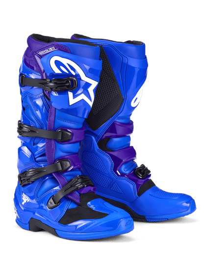 Alpinestars Tech 7 Stiefel Blau TPU-Schutz Off-Road - MxProStoreParts