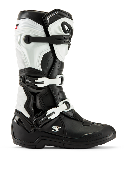 Alpinestars Tech 3 Motorcrosslaarzen Zwart Wit