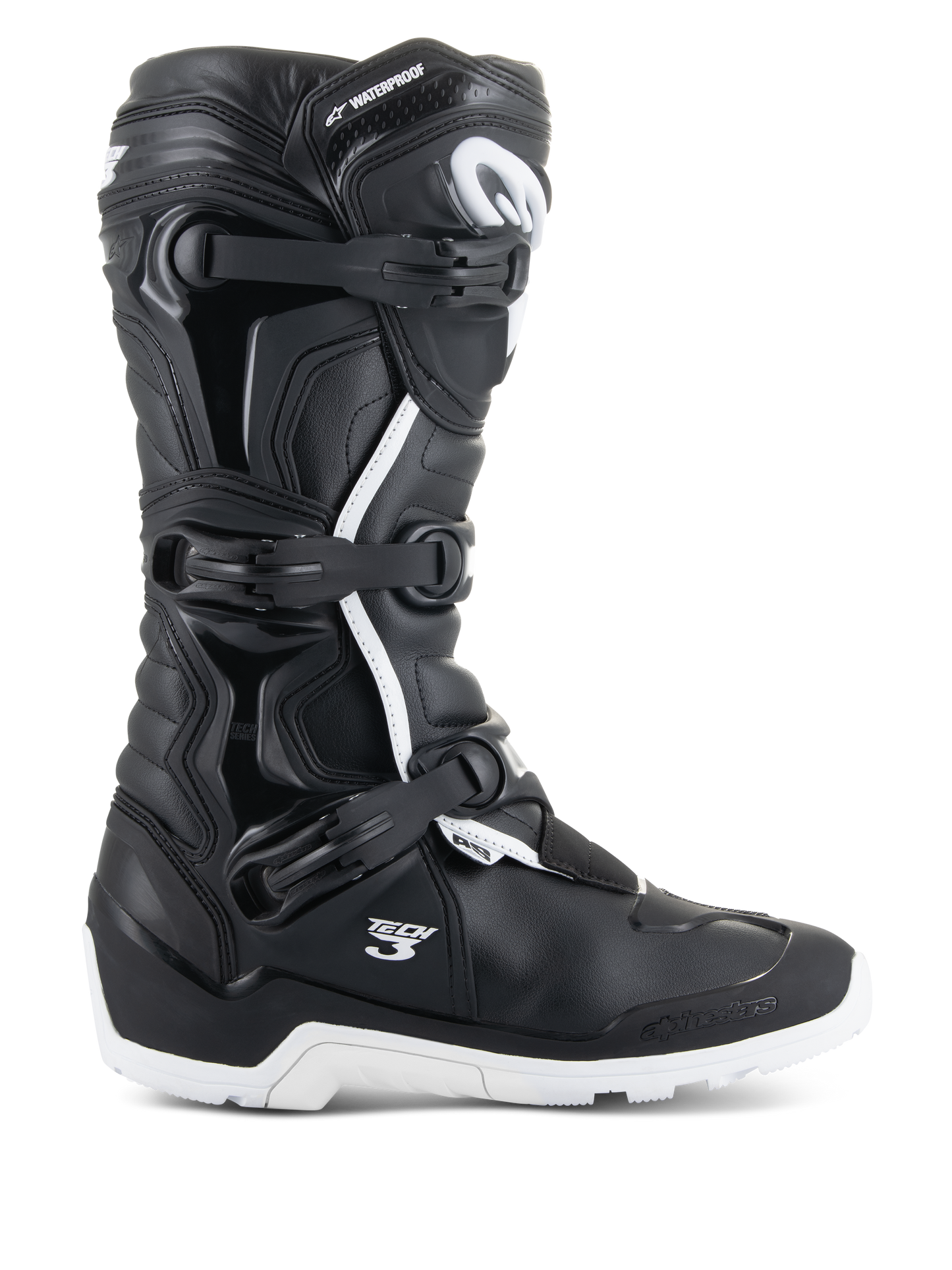 Alpinestars Tech 3 Enduro Waterproof Laarzen Zwart Wit