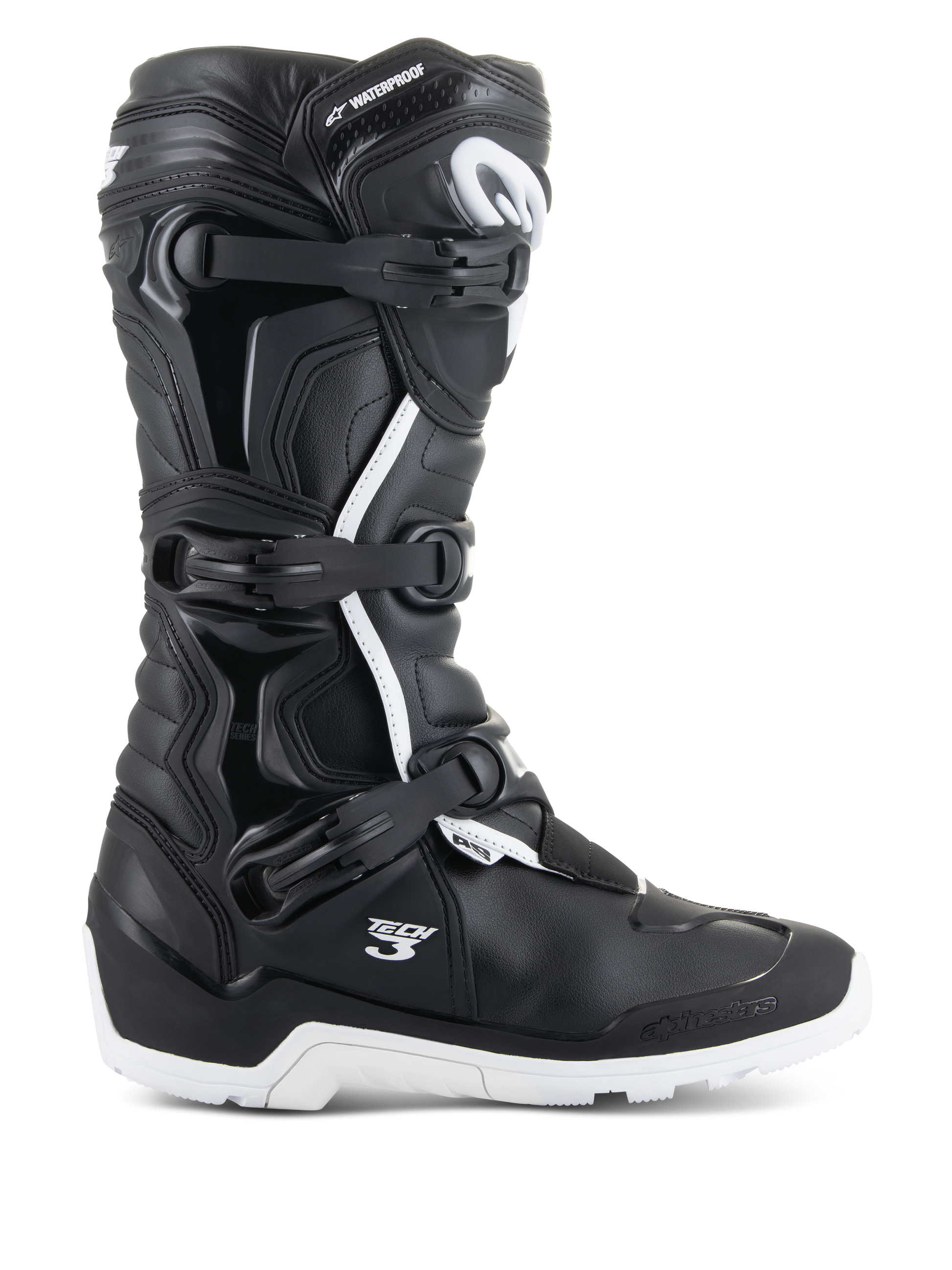 Alpinestars Tech 3 Enduro Waterproof Laarzen Zwart Wit