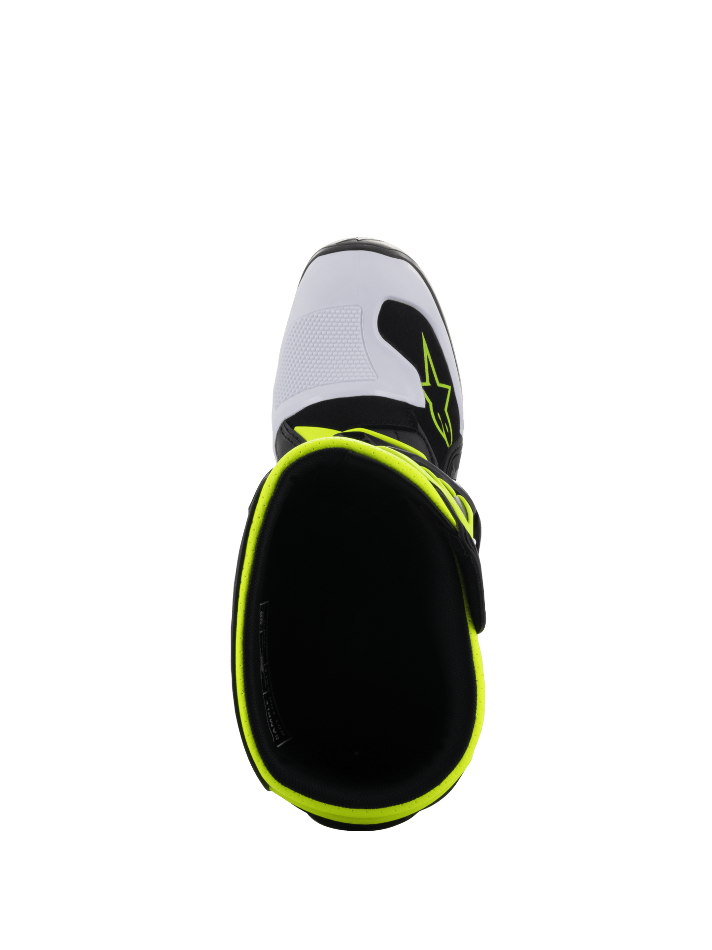 Alpinestars Youth Tech 7S Motorcrosslaarzen Zwart Blauw Geel Fluo