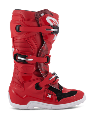 Alpinestars Tech 7S Bottes Junior À Semelle Protectrice Rouge