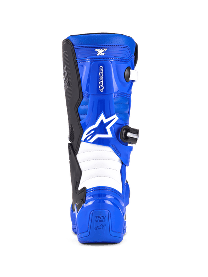 Alpinestars Tech 7 S Jeugd Motorlaarzen Blauw Zwart Wit