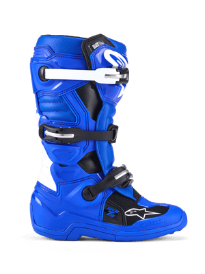 Alpinestars Tech 7 S Jeugd Motorlaarzen Blauw Zwart Wit