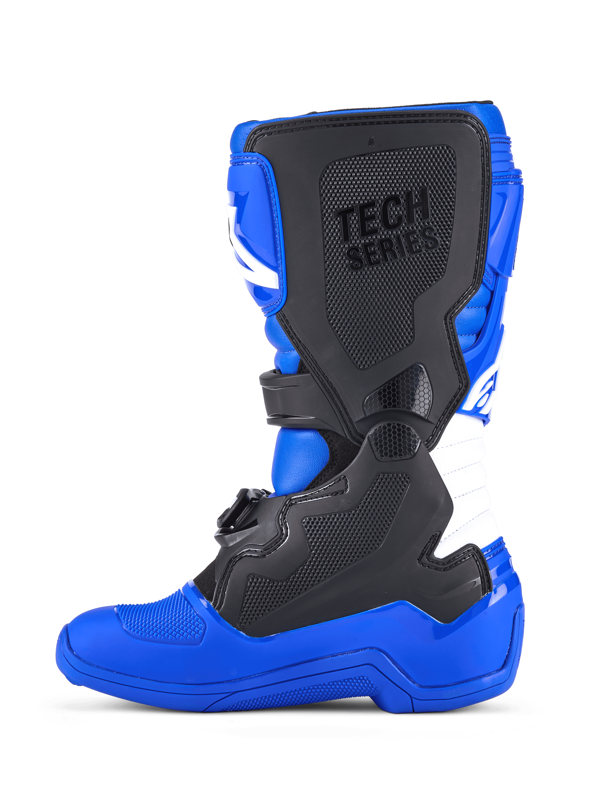 Alpinestars Tech 7 S Jeugd Motorlaarzen Blauw Zwart Wit