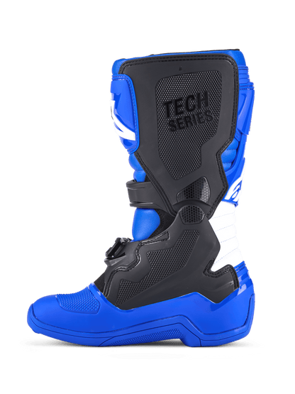 Alpinestars Tech 7 S Jeugd Motorlaarzen Blauw Zwart Wit