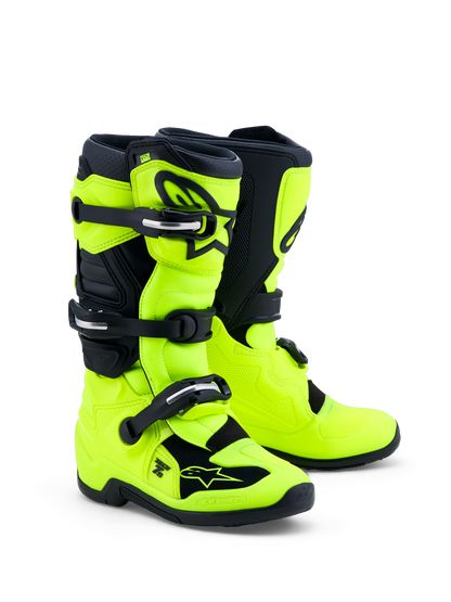 Alpinestars Jeugd Tech 7S Laarzen Geel Fluo Zwart