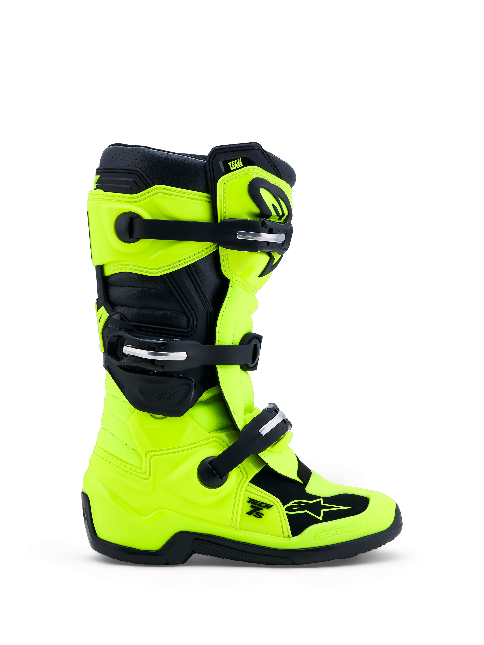 Alpinestars Jeugd Tech 7S Laarzen Geel Fluo Zwart
