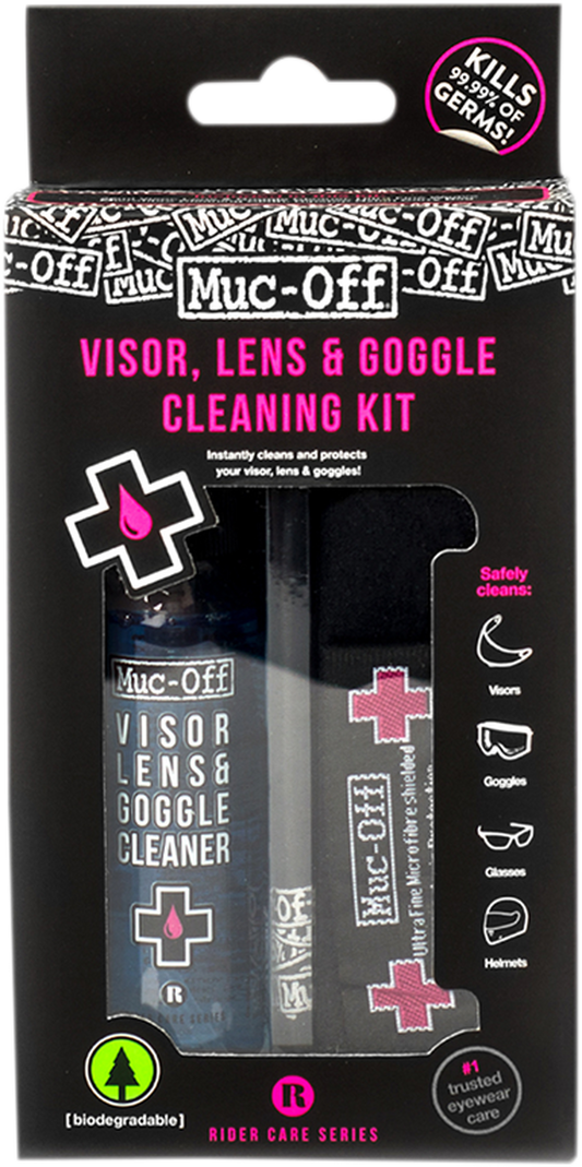 MUC-OFF Visor, Lens cleaning kit V2 