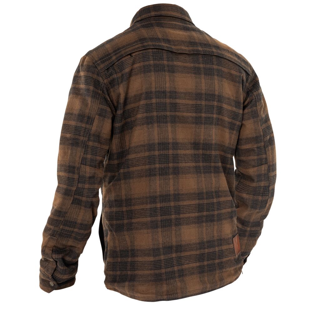 JOHN DOE Motoshirt herenjas bruin, maat S - MxProStoreParts